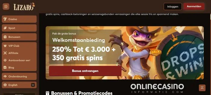 Lizaro Casino: Een Online Casino met Echt Variatie in Netherlands